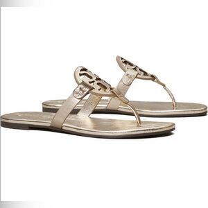 Tory Birch Miller Gold Sandal